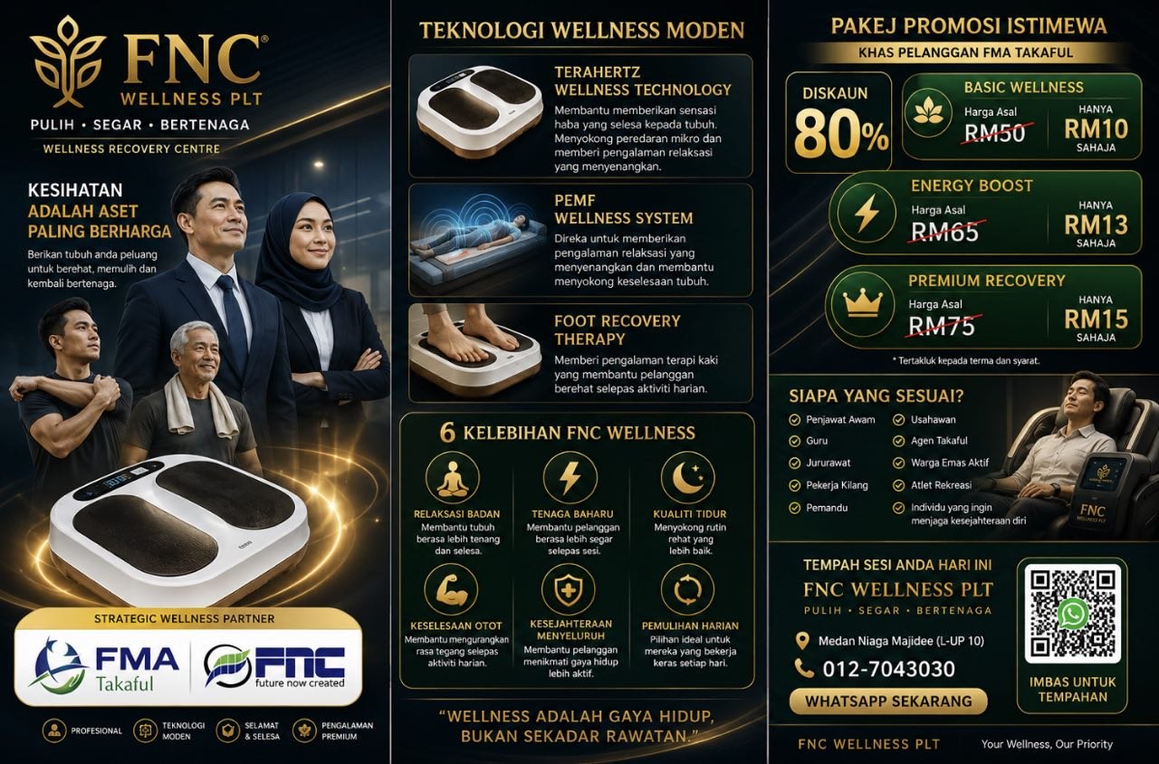 FNC Wellness Reward 2026 Promotion Poster
